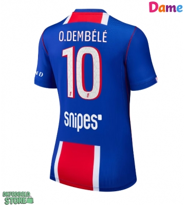 Paris Saint-Germain Ousmane Dembele #10 Replika Hjemmebanetrøje Dame 2026-27 Kortærmet